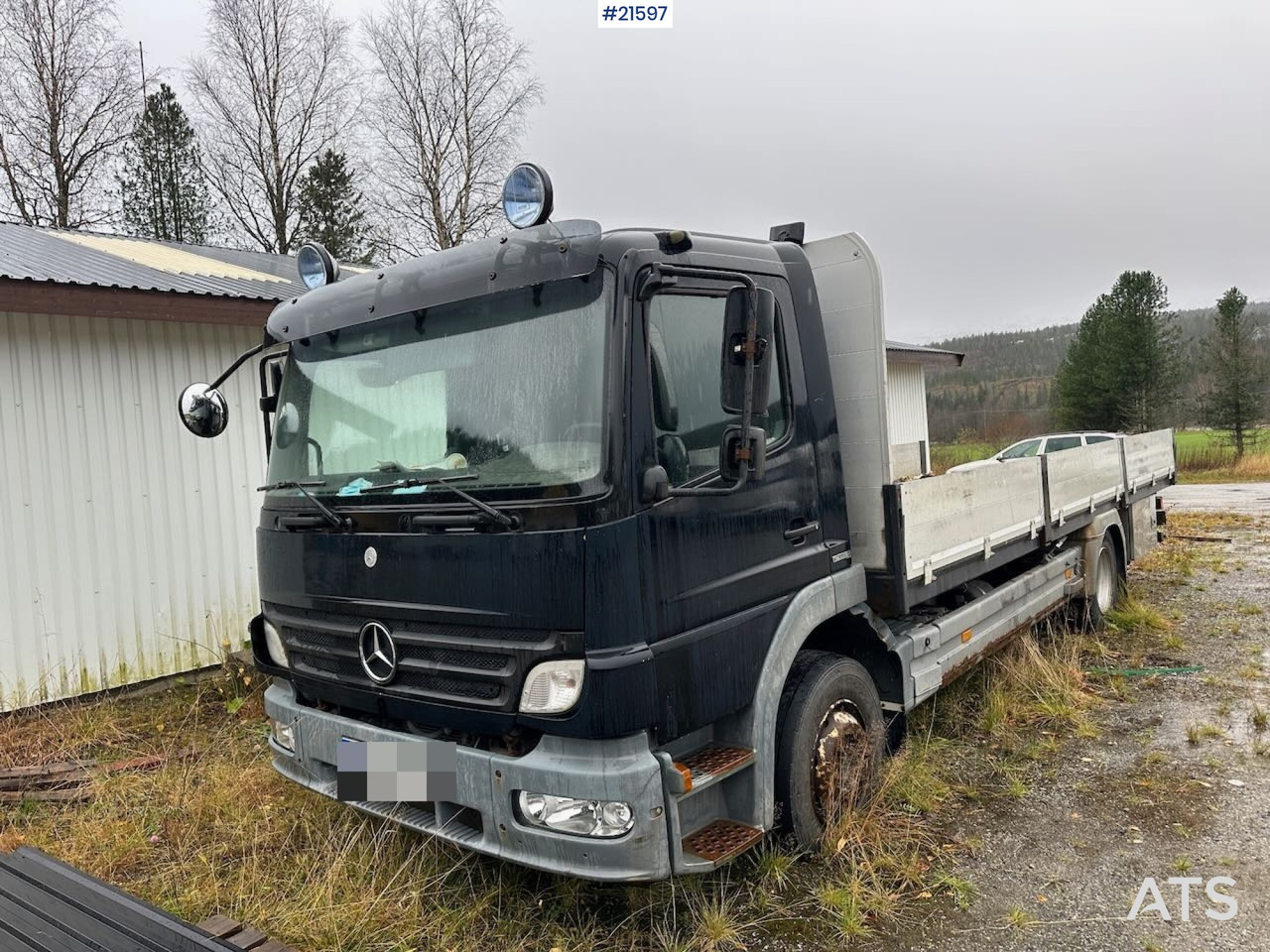 Mercedes 1524 L - شاحنات مسطحة: صور 2 Mercedes 1524 L - شاحنات مسطحة: صور 2