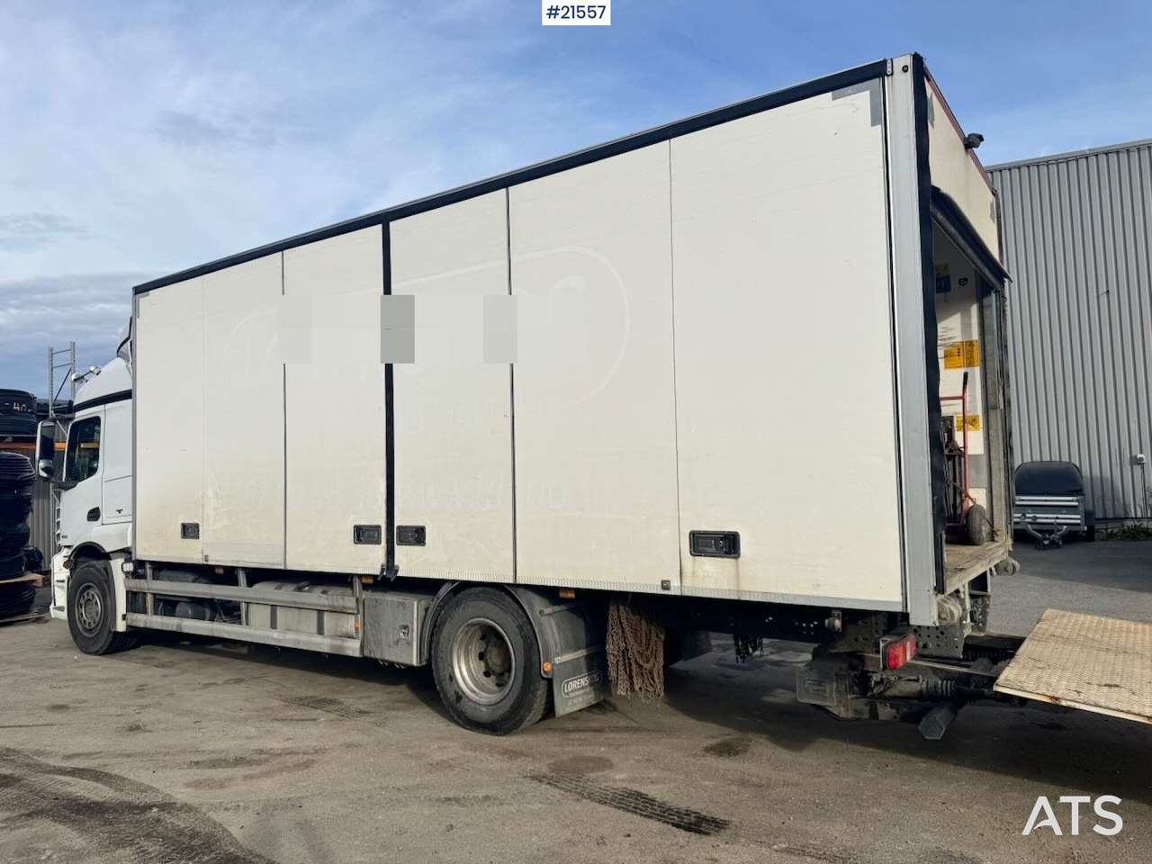 Mercedes Actros 1832 - بصندوق مغلق شاحنة: صور 5 Mercedes Actros 1832 - بصندوق مغلق شاحنة: صور 5
