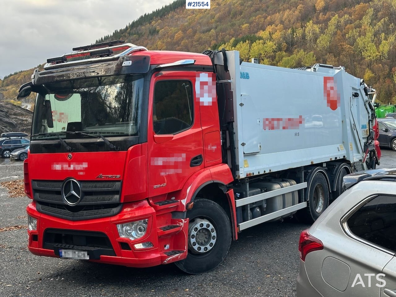 Mercedes Actros 2543 6x2 2 – kammers komprimatorbil m/ 2020 JOAB Anaconda twin påbygg - شاحنة القمامة: صور 1 Mercedes Actros 2543 6x2 2 – kammers komprimatorbil m/ 2020 JOAB Anaconda twin påbygg - شاحنة القمامة: صور 1