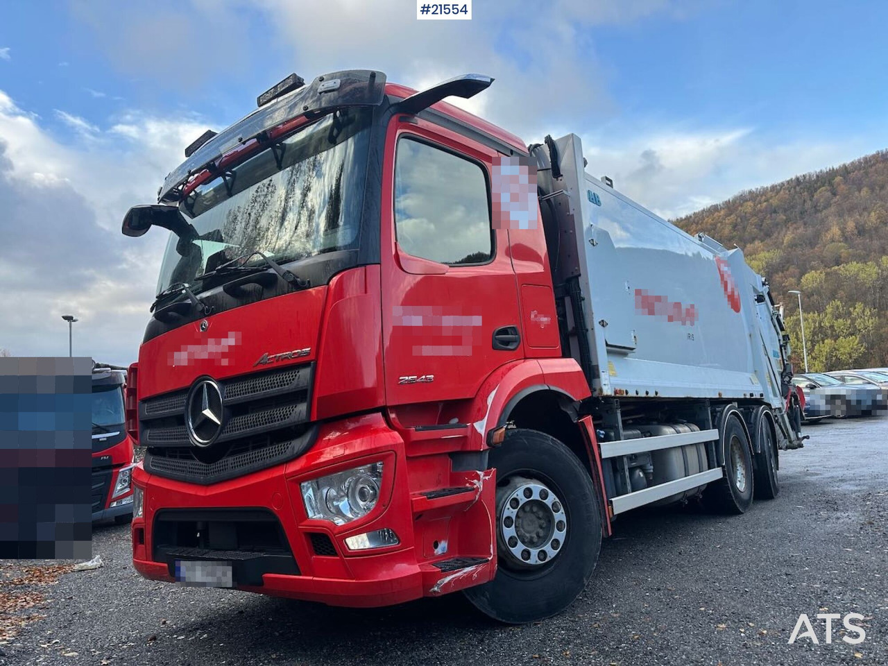 Mercedes Actros 2543 - شاحنة القمامة: صور 3 Mercedes Actros 2543 - شاحنة القمامة: صور 3