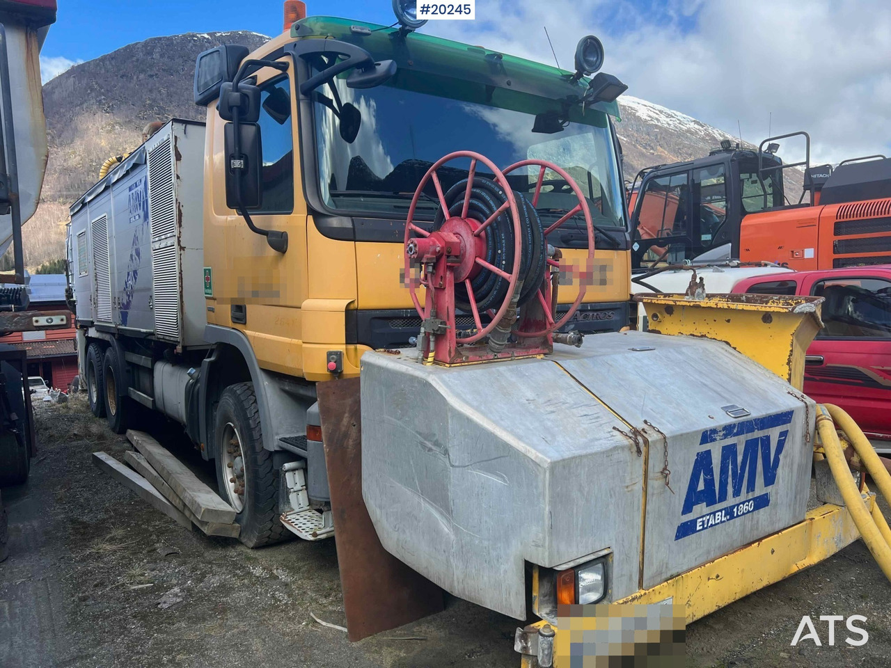 Mercedes Actros 2641 6x4 M/ 2008 AMV 7450 Betong sprøyterigg påbygg - مضخة خرسانة: صور 1 Mercedes Actros 2641 6x4 M/ 2008 AMV 7450 Betong sprøyterigg påbygg - مضخة خرسانة: صور 1