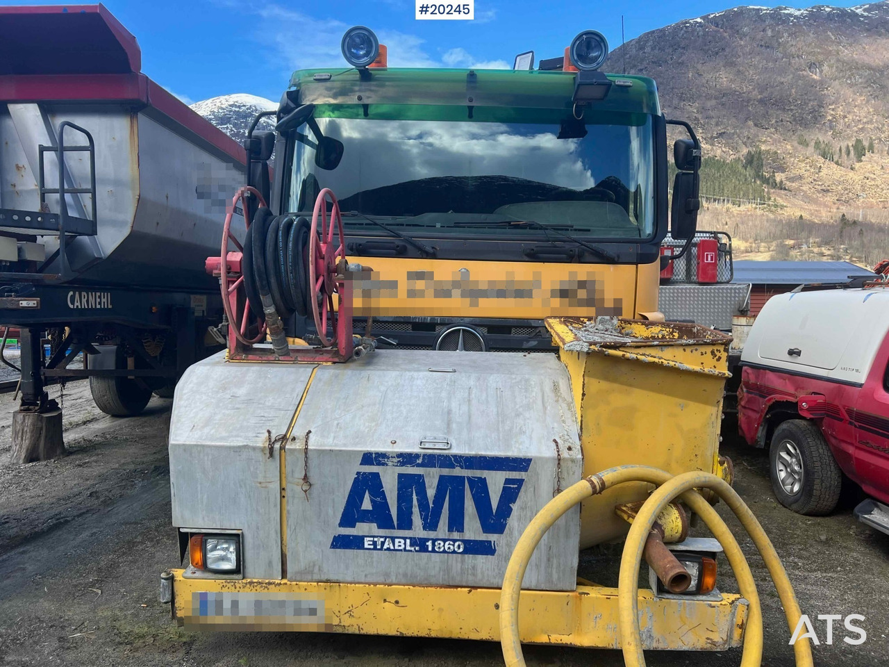 Mercedes Actros 2641 6x4 M/ 2008 AMV 7450 Betong sprøyterigg påbygg - مضخة خرسانة: صور 2 Mercedes Actros 2641 6x4 M/ 2008 AMV 7450 Betong sprøyterigg påbygg - مضخة خرسانة: صور 2