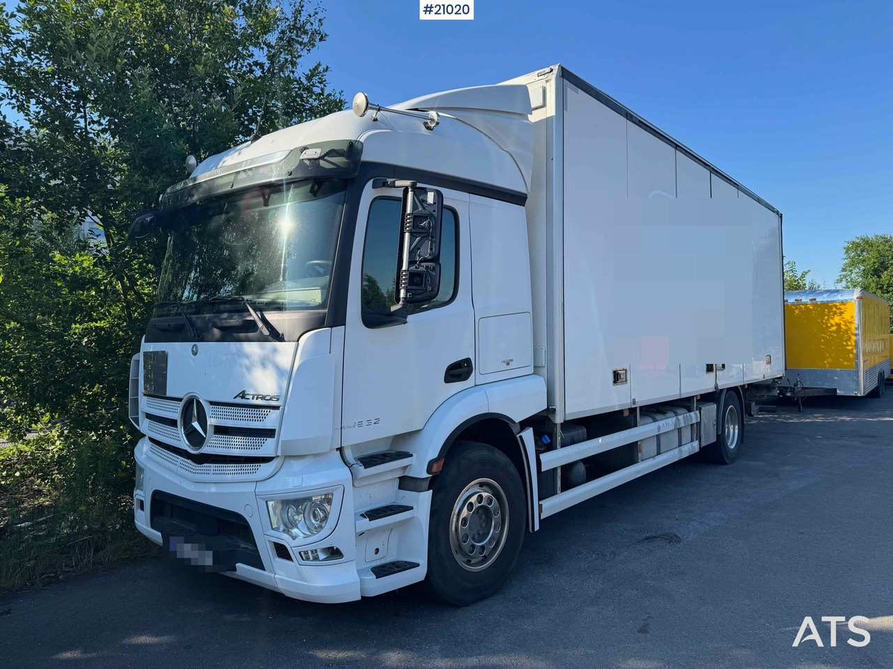 Mercedes Actros - بصندوق مغلق شاحنة: صور 2 Mercedes Actros - بصندوق مغلق شاحنة: صور 2