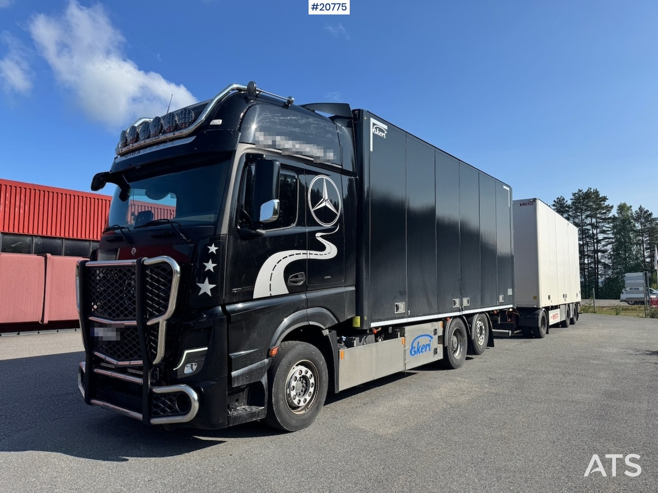 Mercedes Actros - بصندوق مغلق شاحنة: صور 1 Mercedes Actros - بصندوق مغلق شاحنة: صور 1