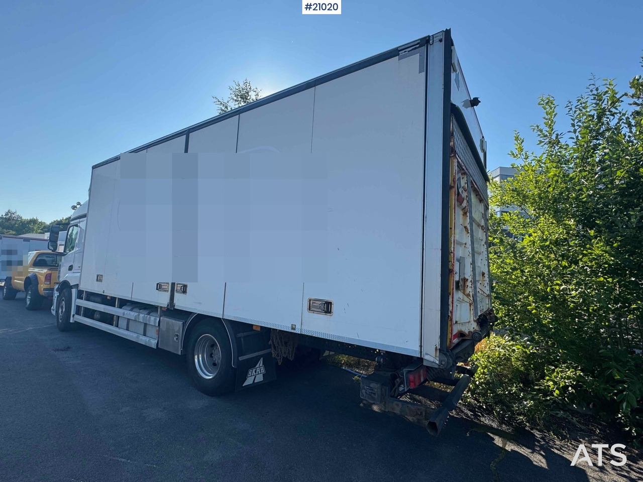 Mercedes Actros - بصندوق مغلق شاحنة: صور 4 Mercedes Actros - بصندوق مغلق شاحنة: صور 4