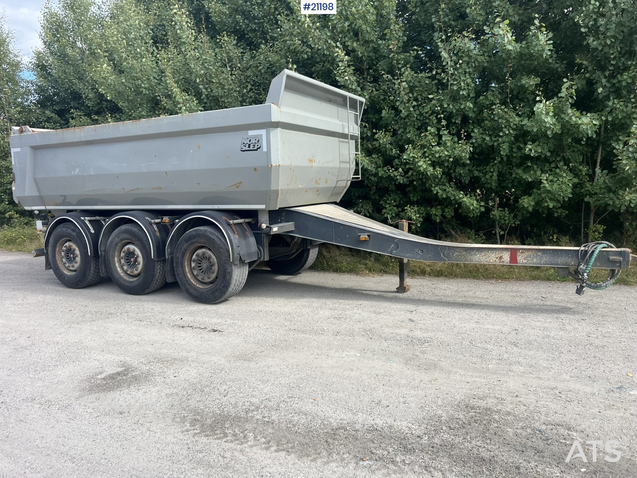 قلابة مقطورة Norslep 3 akslet tipphenger: صور 10