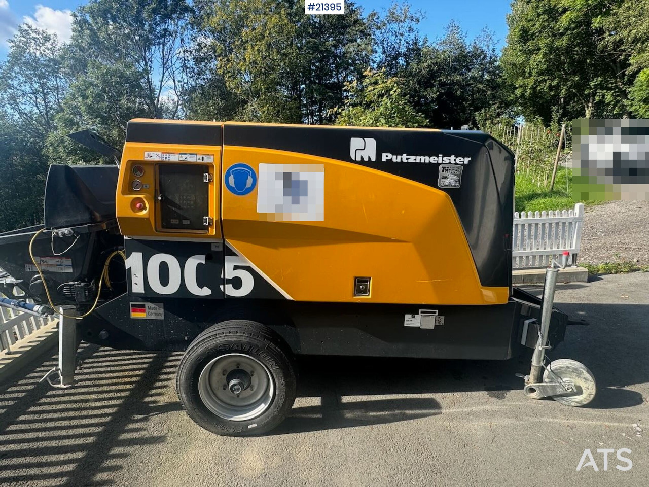 Putzmeister BSA 1005 D5 - مضخة خرسانة ثابتة: صور 2 Putzmeister BSA 1005 D5 - مضخة خرسانة ثابتة: صور 2