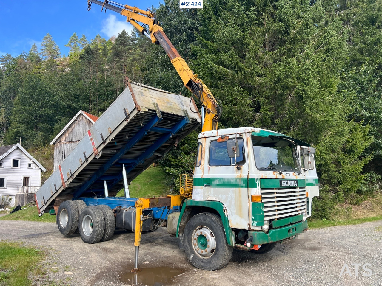 Scania LB 81 - شاحنة كرين: صور 1 Scania LB 81 - شاحنة كرين: صور 1