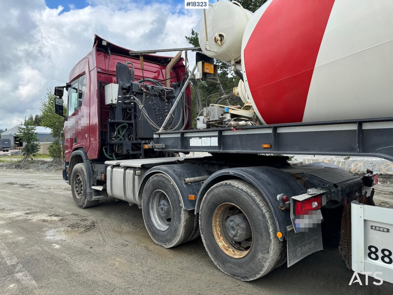 Scania R580 - شاحنة خلاطة خرسانة: صور 4 Scania R580 - شاحنة خلاطة خرسانة: صور 4