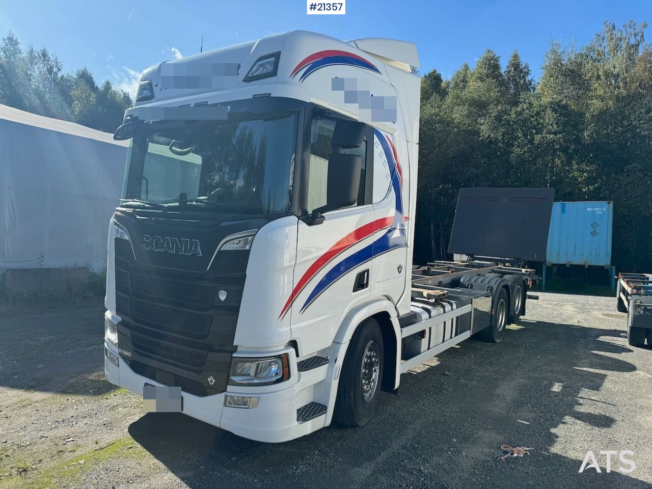 Scania R580 - شاحنات الحاويات / جسم علوي قابل للتغيير شاحنة: صور 1 Scania R580 - شاحنات الحاويات / جسم علوي قابل للتغيير شاحنة: صور 1
