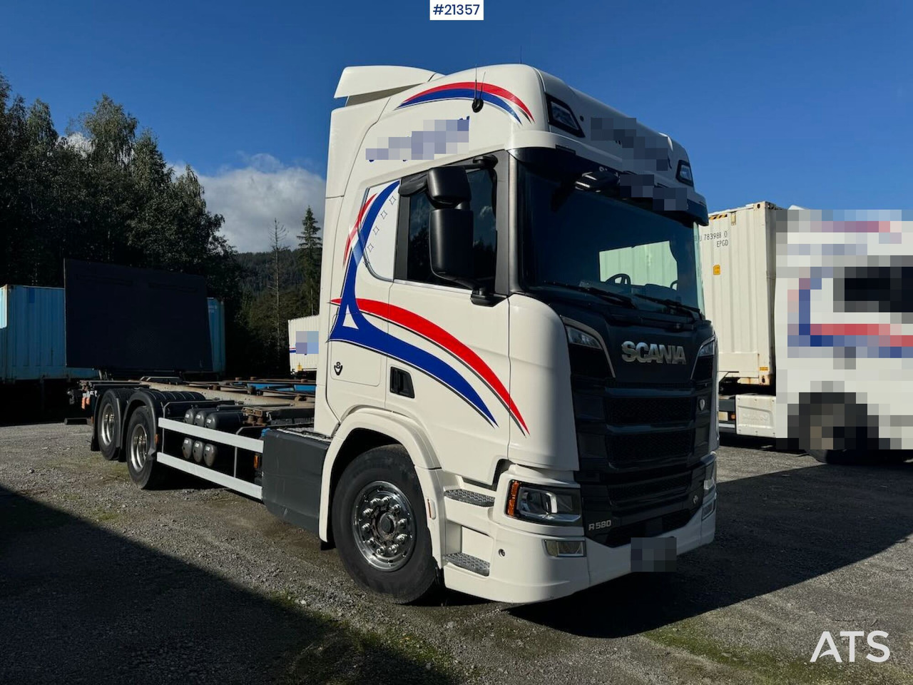 Scania R580 - شاحنات الحاويات / جسم علوي قابل للتغيير شاحنة: صور 5 Scania R580 - شاحنات الحاويات / جسم علوي قابل للتغيير شاحنة: صور 5