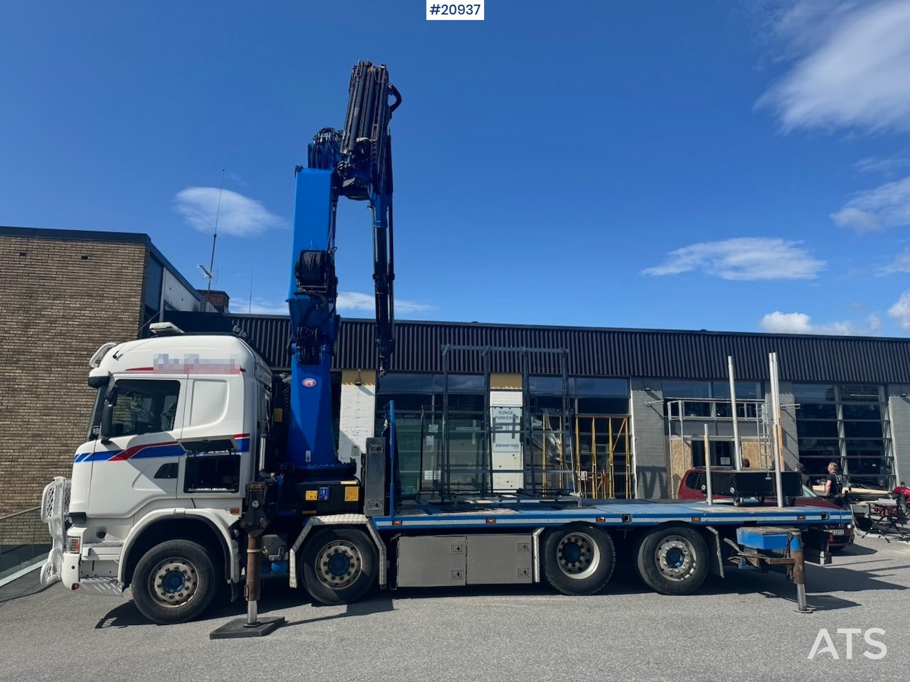 Scania R620 - شاحنات مسطحة, شاحنة كرين: صور 2 Scania R620 - شاحنات مسطحة, شاحنة كرين: صور 2