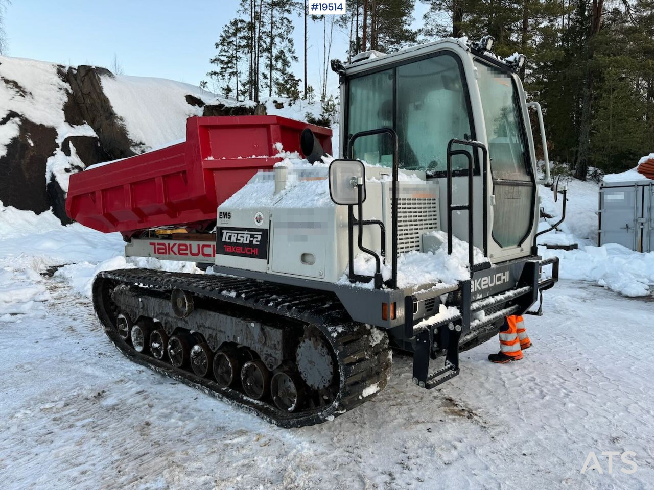 Takeuchi TCR50-2 - قلابة شاحنة: صور 1 Takeuchi TCR50-2 - قلابة شاحنة: صور 1
