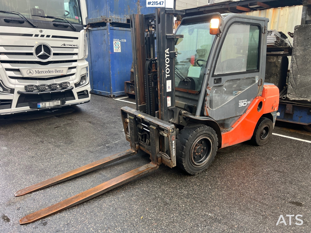 Toyota 02-8FDJF35 - رافعة شوكية ديزل: صور 5 Toyota 02-8FDJF35 - رافعة شوكية ديزل: صور 5