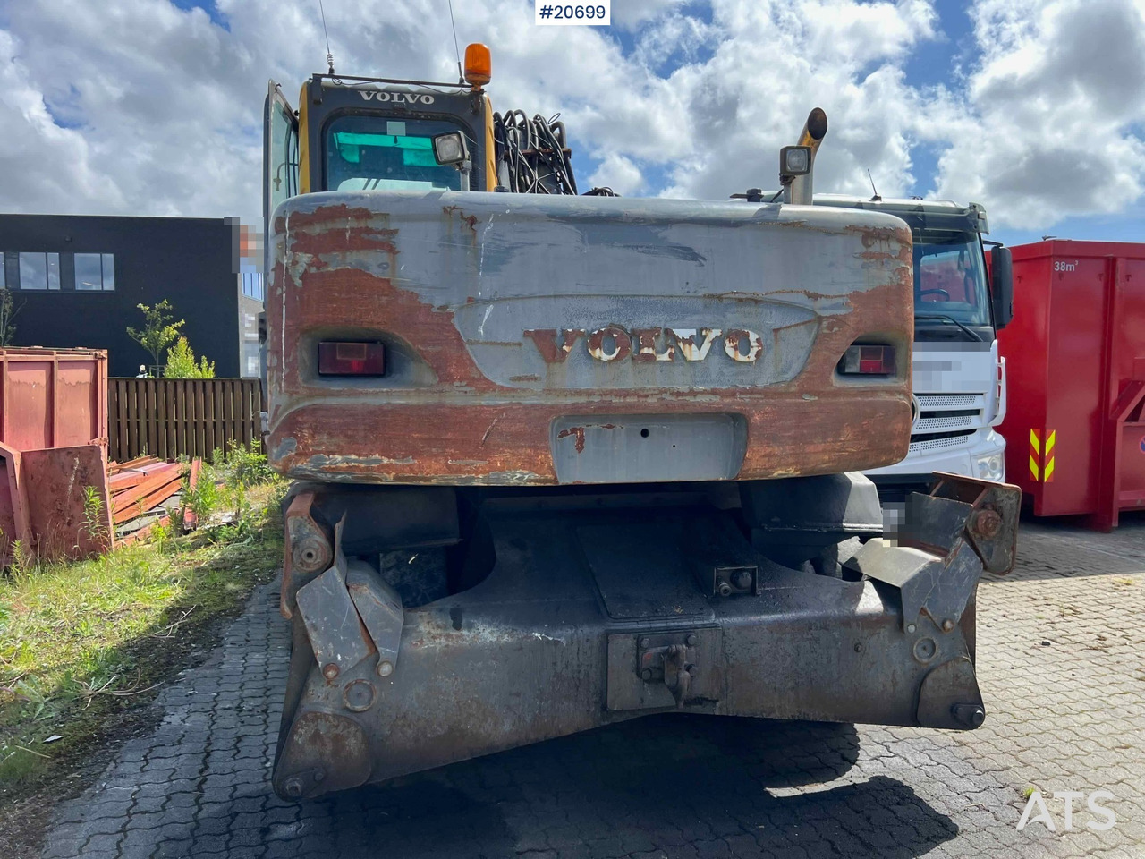 Volvo EW160B hjulmaskin m/ støtte bein og skjær - اللودر بعجل: صور 4 Volvo EW160B hjulmaskin m/ støtte bein og skjær - اللودر بعجل: صور 4
