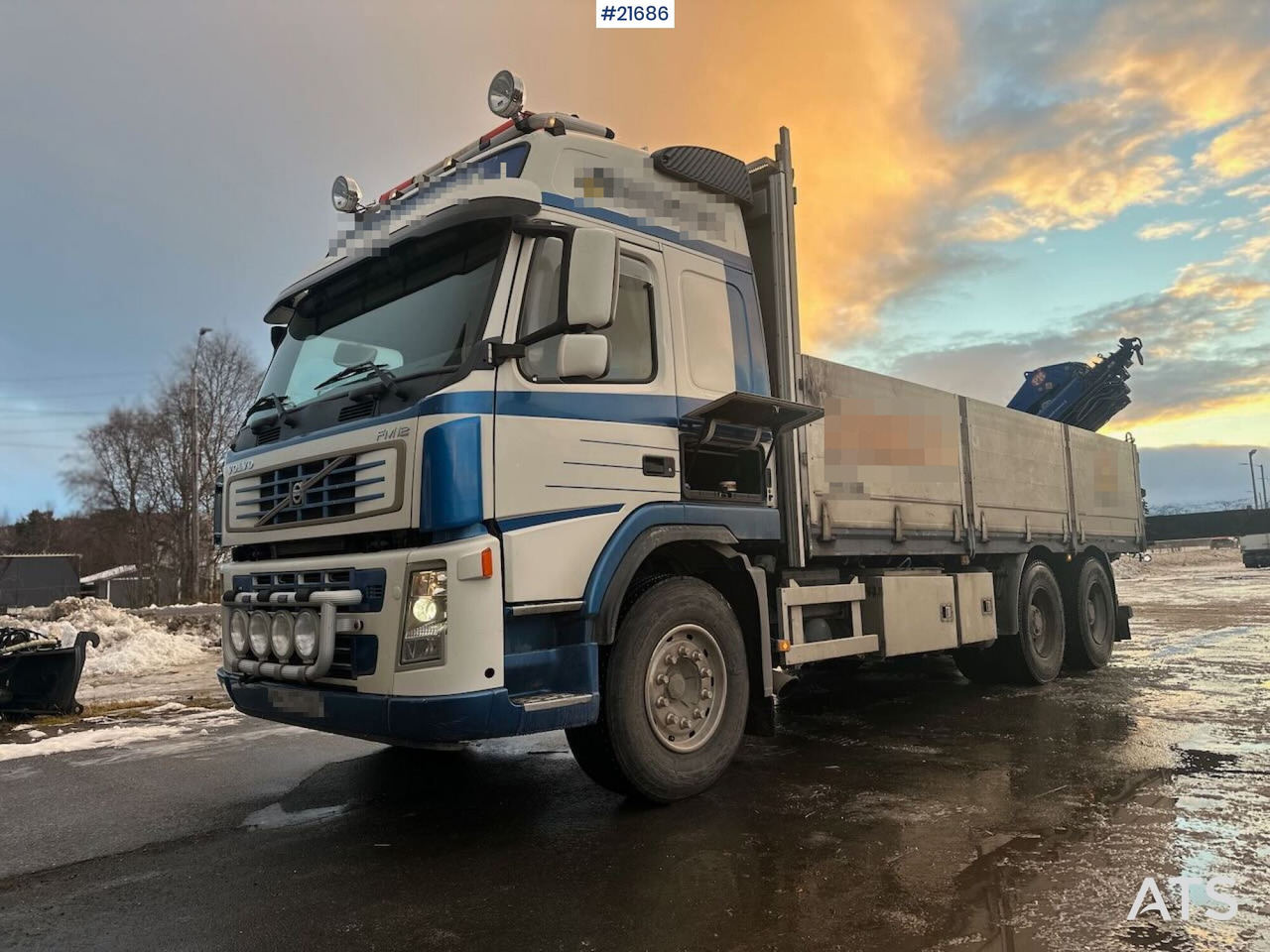 Volvo FM12 Globetrotter 6x4 kranbil m/ bak montert 18 t/m kran og vinsj. SE VIDEO - شاحنة كرين: صور 1 Volvo FM12 Globetrotter 6x4 kranbil m/ bak montert 18 t/m kran og vinsj. SE VIDEO - شاحنة كرين: صور 1