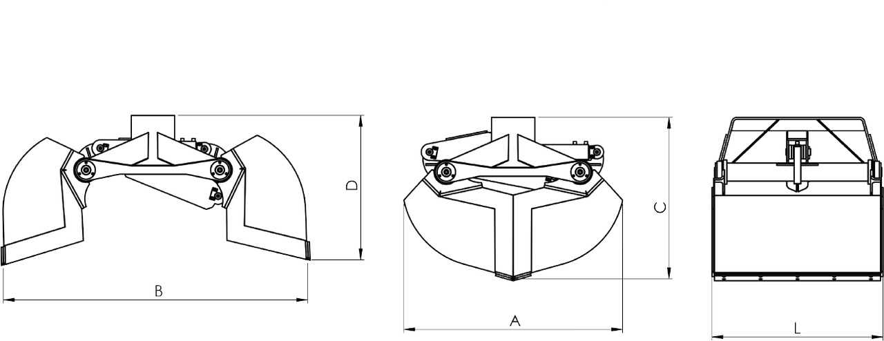 Clamshell bucket for digging BV-M 300 - دلو انتزاع - ونش كرين: صور 3 Clamshell bucket for digging BV-M 300 - دلو انتزاع - ونش كرين: صور 3