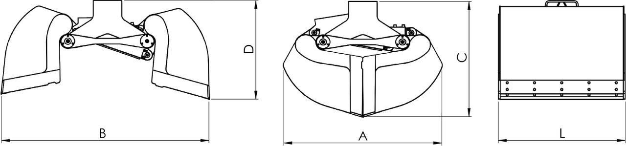 Clamshell bucket with high capacity BV-S 500 - دلو انتزاع - ونش كرين: صور 4 Clamshell bucket with high capacity BV-S 500 - دلو انتزاع - ونش كرين: صور 4