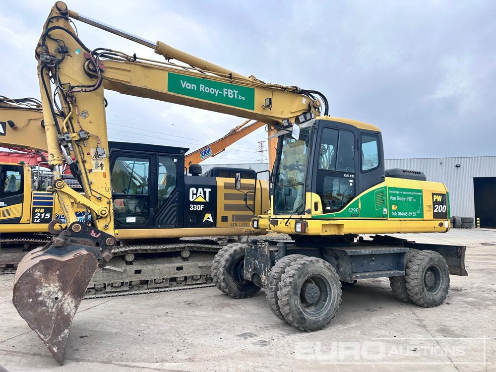 2009 Komatsu PW200-7H - حفارة على عجلات: صور 1 2009 Komatsu PW200-7H - حفارة على عجلات: صور 1