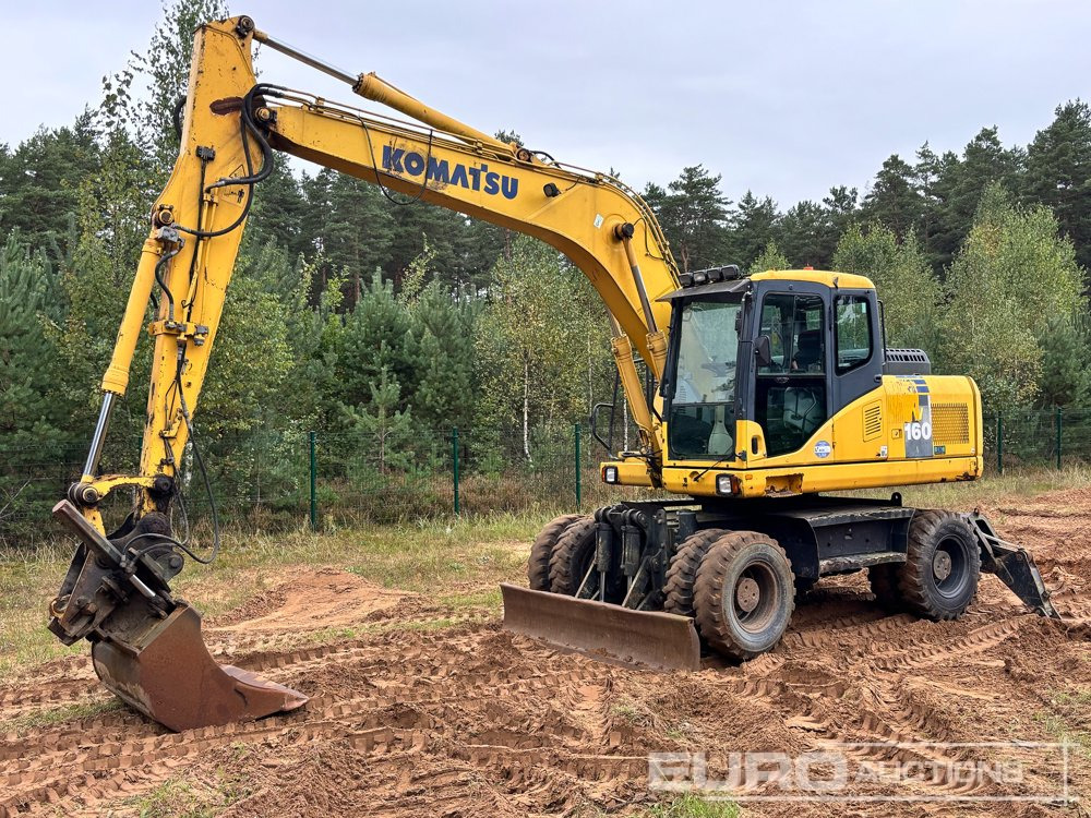 2011 Komatsu PW160-7E0 - حفارة على عجلات: صور 1 2011 Komatsu PW160-7E0 - حفارة على عجلات: صور 1
