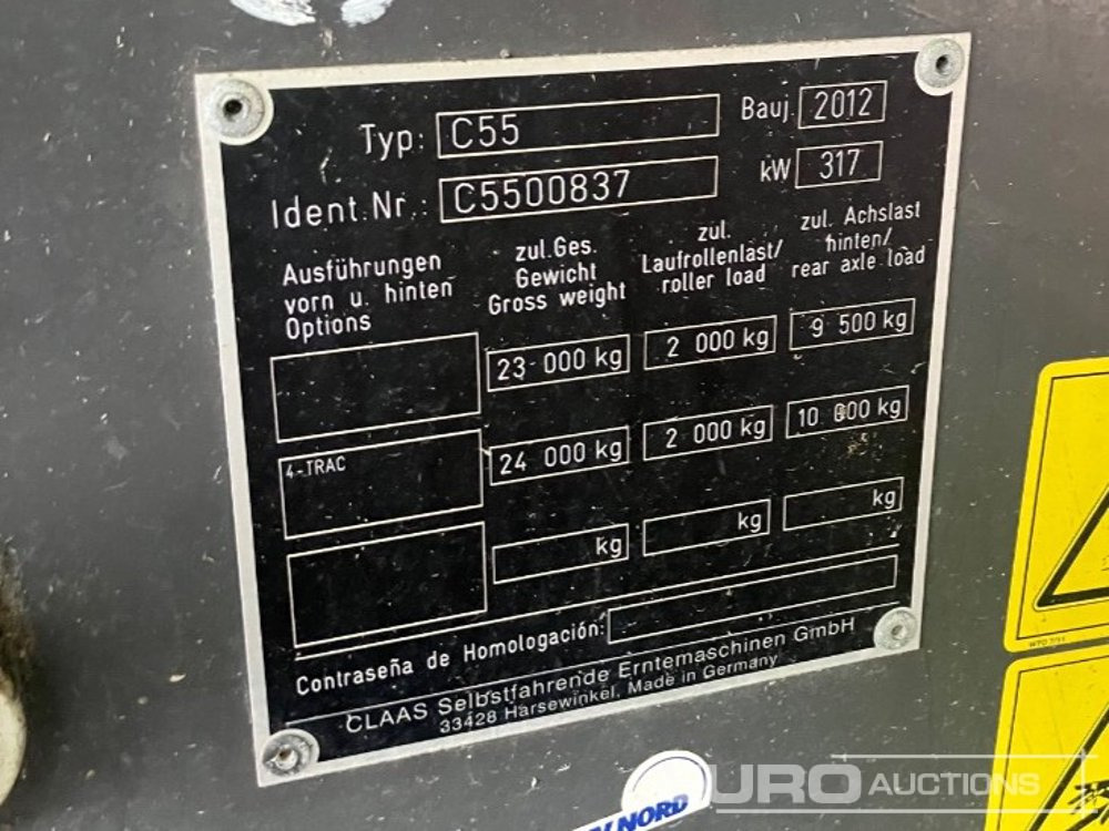 2012 Claas LEXION 750TT - حصادة شاملة: صور 4 2012 Claas LEXION 750TT - حصادة شاملة: صور 4