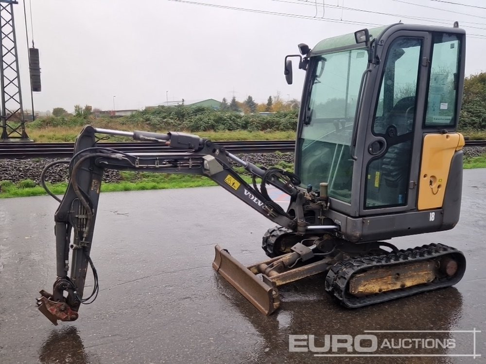 2012 Volvo EC18C - حفارة مصغرة: صور 1 2012 Volvo EC18C - حفارة مصغرة: صور 1