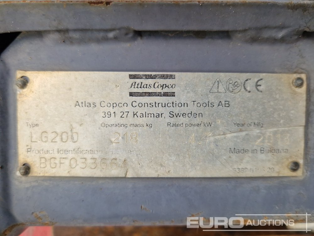 آلة أسفلت 2013 Atlas Copco LG200: صور 9