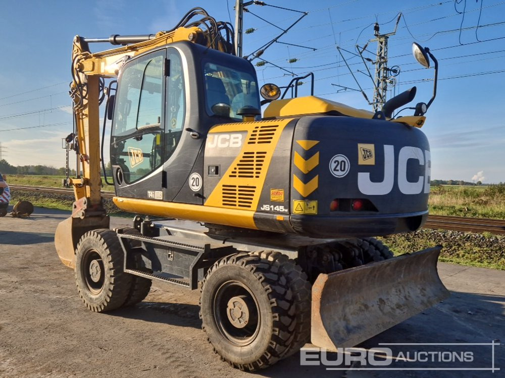 2014 JCB JS145W - حفارة على عجلات: صور 3 2014 JCB JS145W - حفارة على عجلات: صور 3