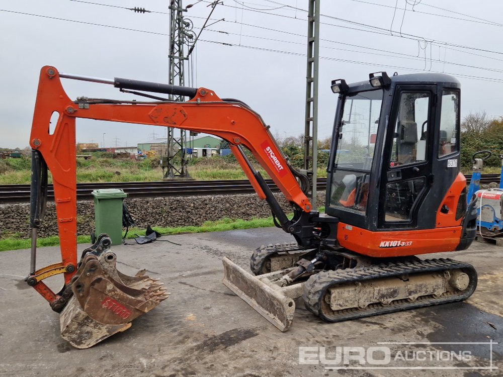 2014 Kubota KX101-3 A3 - حفارة مصغرة: صور 1 2014 Kubota KX101-3 A3 - حفارة مصغرة: صور 1