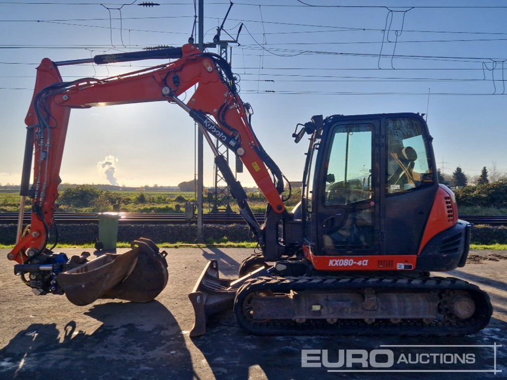 2016 Kubota KX080-4 - حفارة مصغرة: صور 2 2016 Kubota KX080-4 - حفارة مصغرة: صور 2