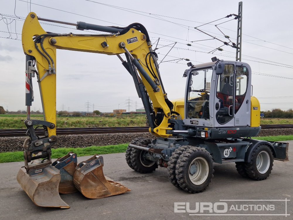 2016 Wacker Neuson EW100 - حفارة على عجلات: صور 1 2016 Wacker Neuson EW100 - حفارة على عجلات: صور 1