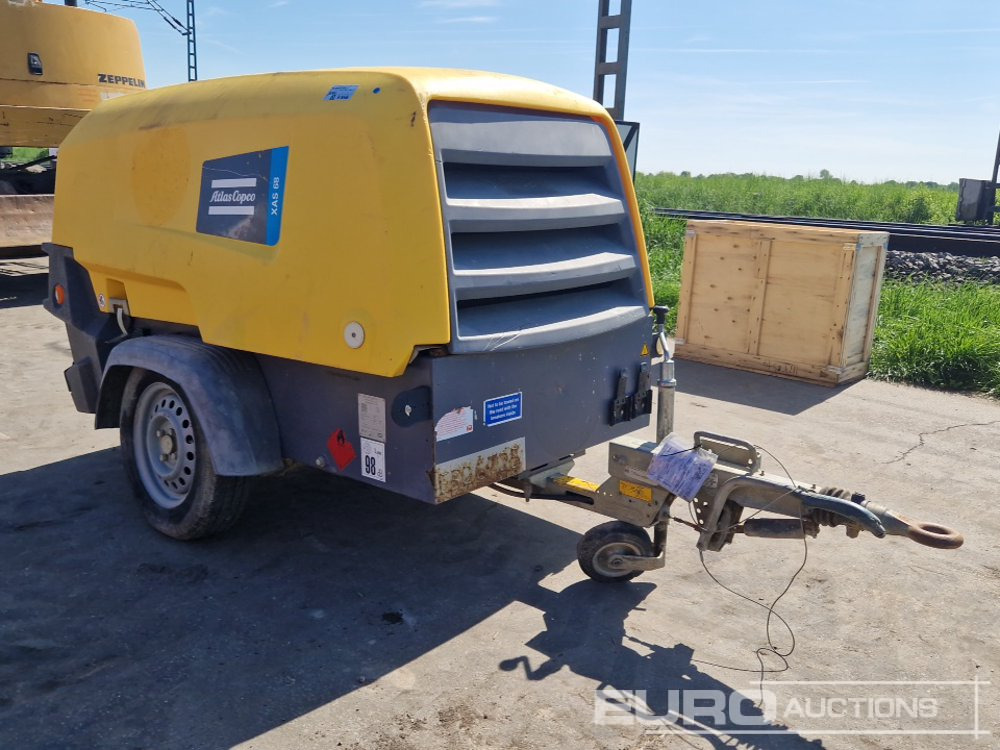 2017 Atlas Copco XAS68 130CFM - ضاغط الهواء: صور 4 2017 Atlas Copco XAS68 130CFM - ضاغط الهواء: صور 4