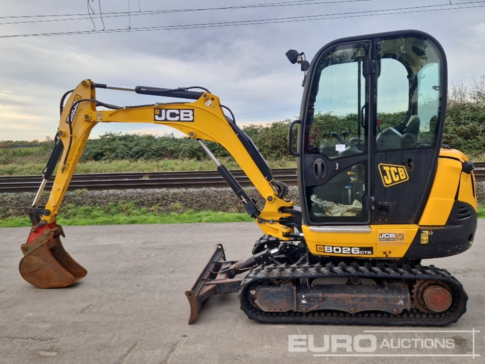 2017 JCB 8026 CTS - حفارة مصغرة: صور 2 2017 JCB 8026 CTS - حفارة مصغرة: صور 2