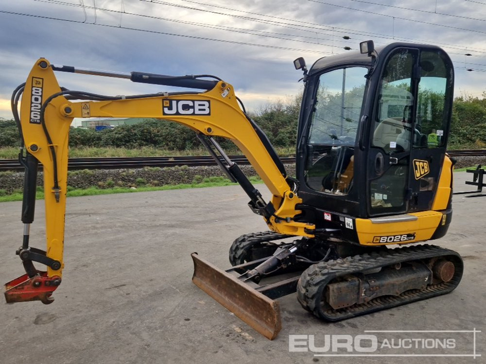 2018 JCB 8026 CTS - حفارة مصغرة: صور 1 2018 JCB 8026 CTS - حفارة مصغرة: صور 1