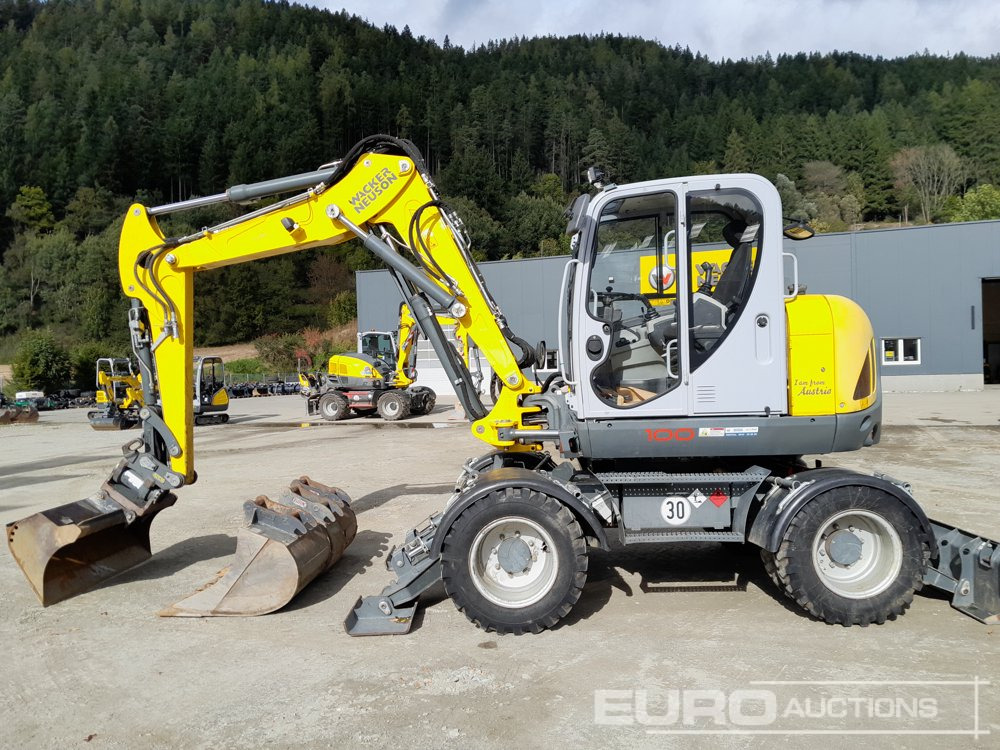 2019 Wacker Neuson EW100 - حفارة على عجلات: صور 1 2019 Wacker Neuson EW100 - حفارة على عجلات: صور 1
