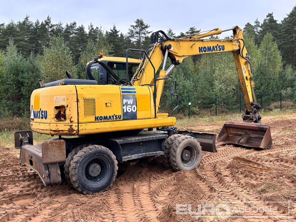 Komatsu PW160-7 - حفارة على عجلات: صور 5 Komatsu PW160-7 - حفارة على عجلات: صور 5