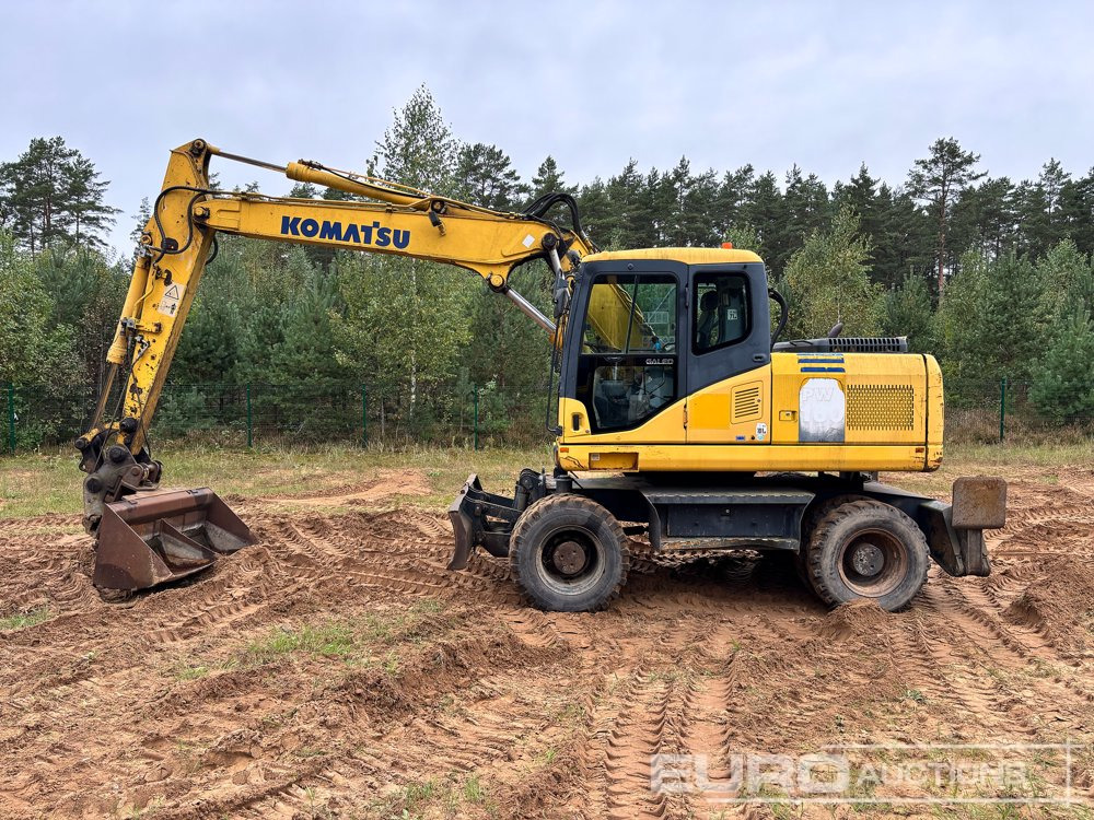 Komatsu PW160-7 - حفارة على عجلات: صور 2 Komatsu PW160-7 - حفارة على عجلات: صور 2