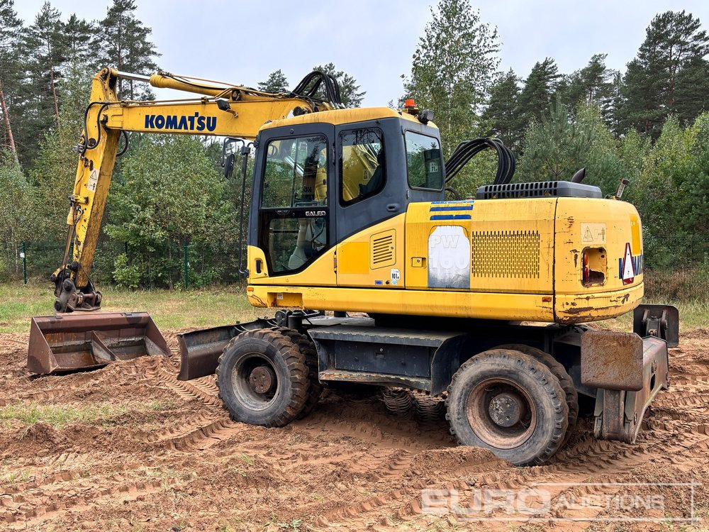 Komatsu PW160-7 - حفارة على عجلات: صور 3 Komatsu PW160-7 - حفارة على عجلات: صور 3