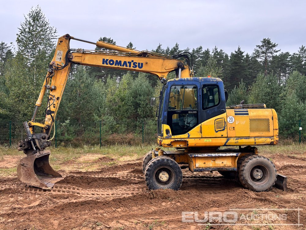 Komatsu PW160ES-7K - حفارة على عجلات: صور 2 Komatsu PW160ES-7K - حفارة على عجلات: صور 2