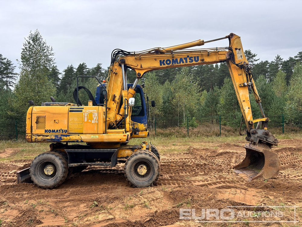 Komatsu PW160ES-7K - حفارة على عجلات: صور 5 Komatsu PW160ES-7K - حفارة على عجلات: صور 5
