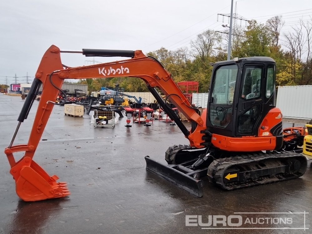 Kubota 55U - حفارة مصغرة: صور 1 Kubota 55U - حفارة مصغرة: صور 1