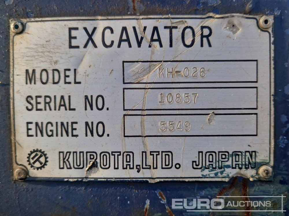 حفارة مصغرة Kubota KH-026: صور 29