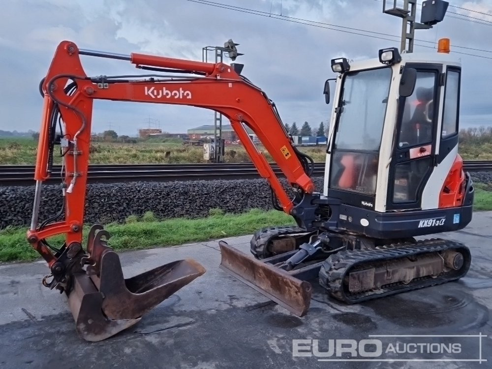 Kubota KX91-3 - حفارة مصغرة: صور 1 Kubota KX91-3 - حفارة مصغرة: صور 1