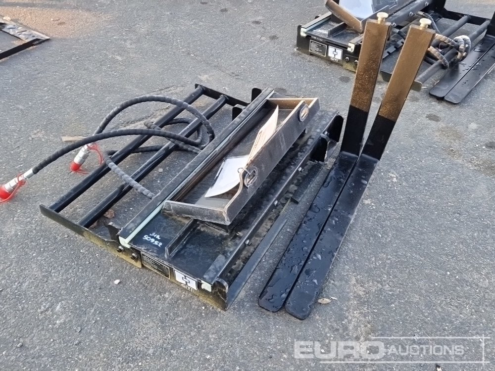 Unused 2025 GIYI Side Shift Fork to suit Skidsteer Loader - معدات المناولة: صور 3 Unused 2025 GIYI Side Shift Fork to suit Skidsteer Loader - معدات المناولة: صور 3