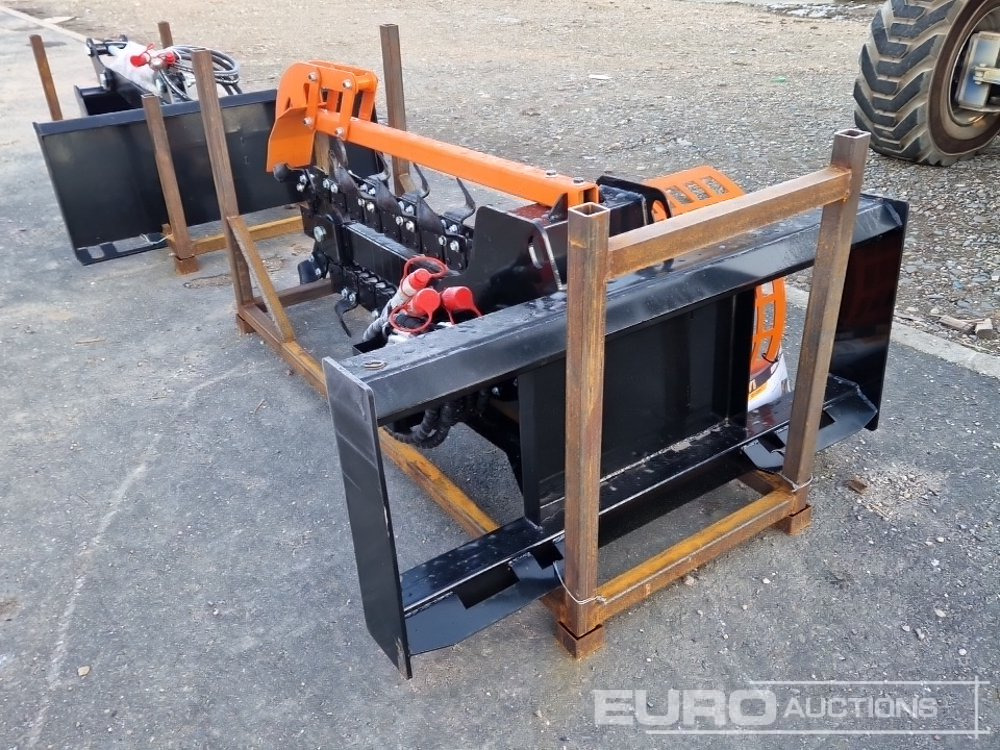 Unused 2025 GIYI Trencher to suit Skidsteer Loader - معدات المناولة: صور 1 Unused 2025 GIYI Trencher to suit Skidsteer Loader - معدات المناولة: صور 1