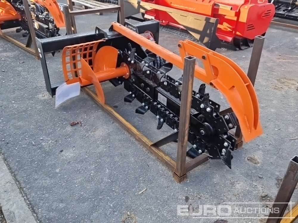 Unused 2025 GIYI Trencher to suit Skidsteer Loader - معدات المناولة: صور 3 Unused 2025 GIYI Trencher to suit Skidsteer Loader - معدات المناولة: صور 3