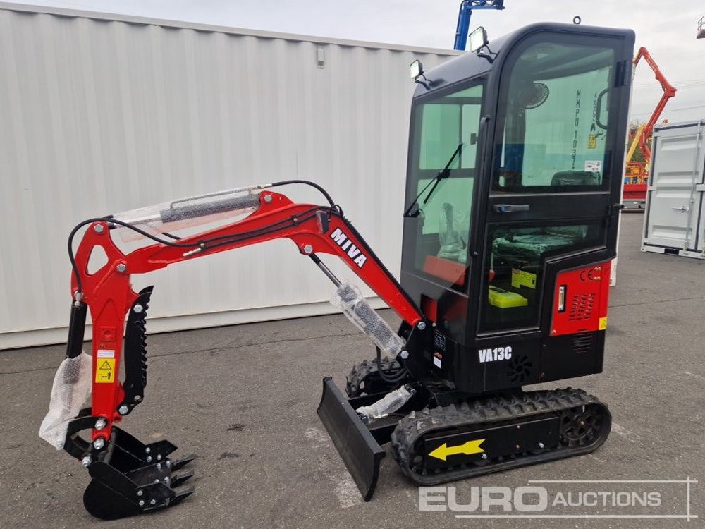 Unused 2025 Miva VA13C - حفارة مصغرة: صور 1 Unused 2025 Miva VA13C - حفارة مصغرة: صور 1