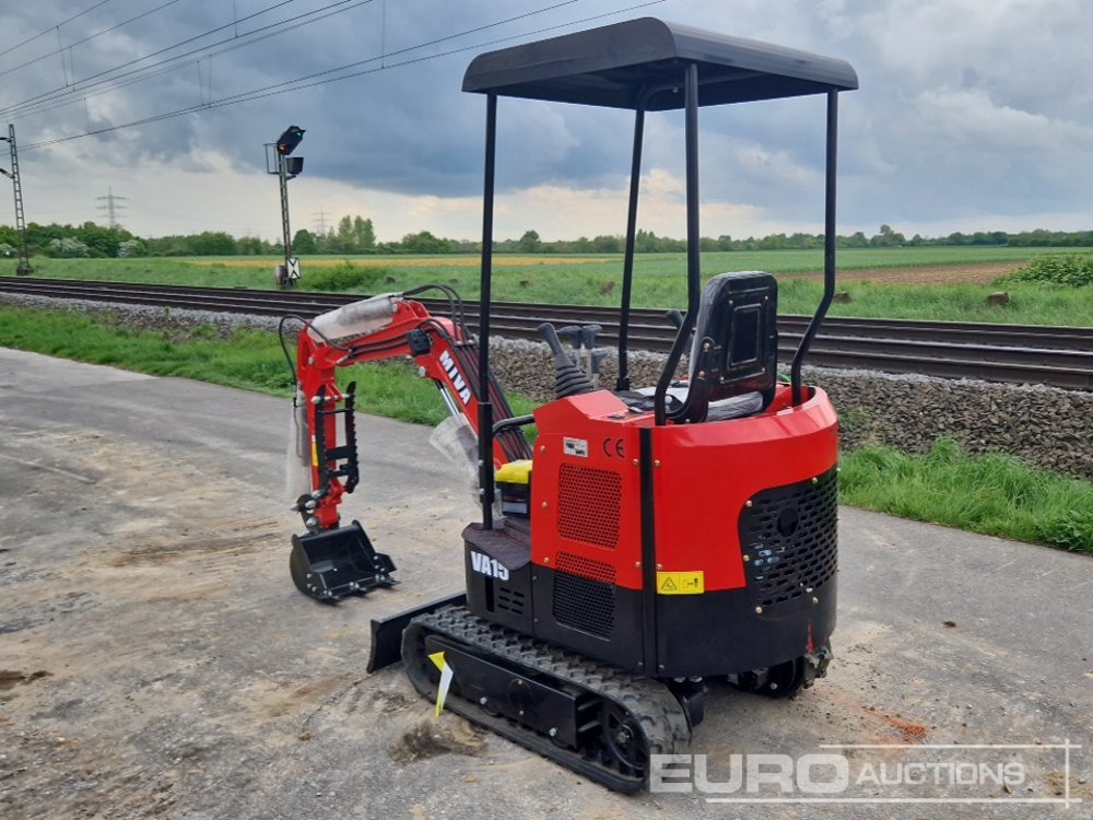 Unused 2025 Miva VA15 - حفارة مصغرة: صور 3 Unused 2025 Miva VA15 - حفارة مصغرة: صور 3