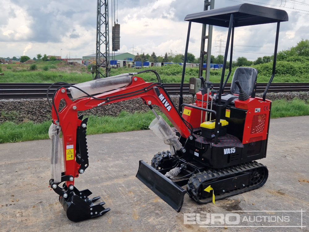 Unused 2025 Miva VA15 - حفارة مصغرة: صور 1 Unused 2025 Miva VA15 - حفارة مصغرة: صور 1