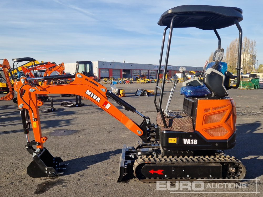 Unused 2025 Miva VA18FL - حفارة مصغرة: صور 2 Unused 2025 Miva VA18FL - حفارة مصغرة: صور 2